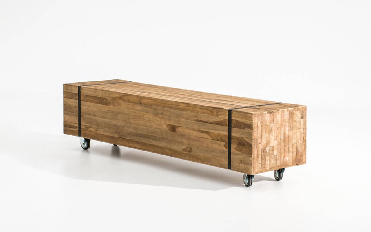 papazois.gr | HotelDeco | OZZY BENCH-BR |  | 1272-880