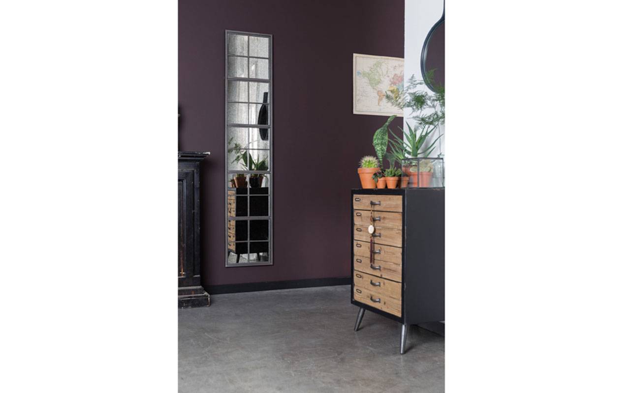 papazois.gr | HotelDeco | VINTAGE WINDOW MIRROR-DB |  | 1272-928