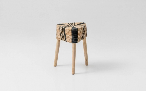 papazois.gr | HotelDeco | STRIPES STOOL-BE |  | 1272-1038