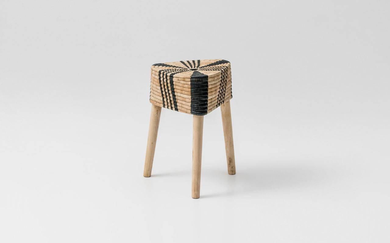 papazois.gr | HotelDeco | STRIPES STOOL-BE |  | 1272-1038