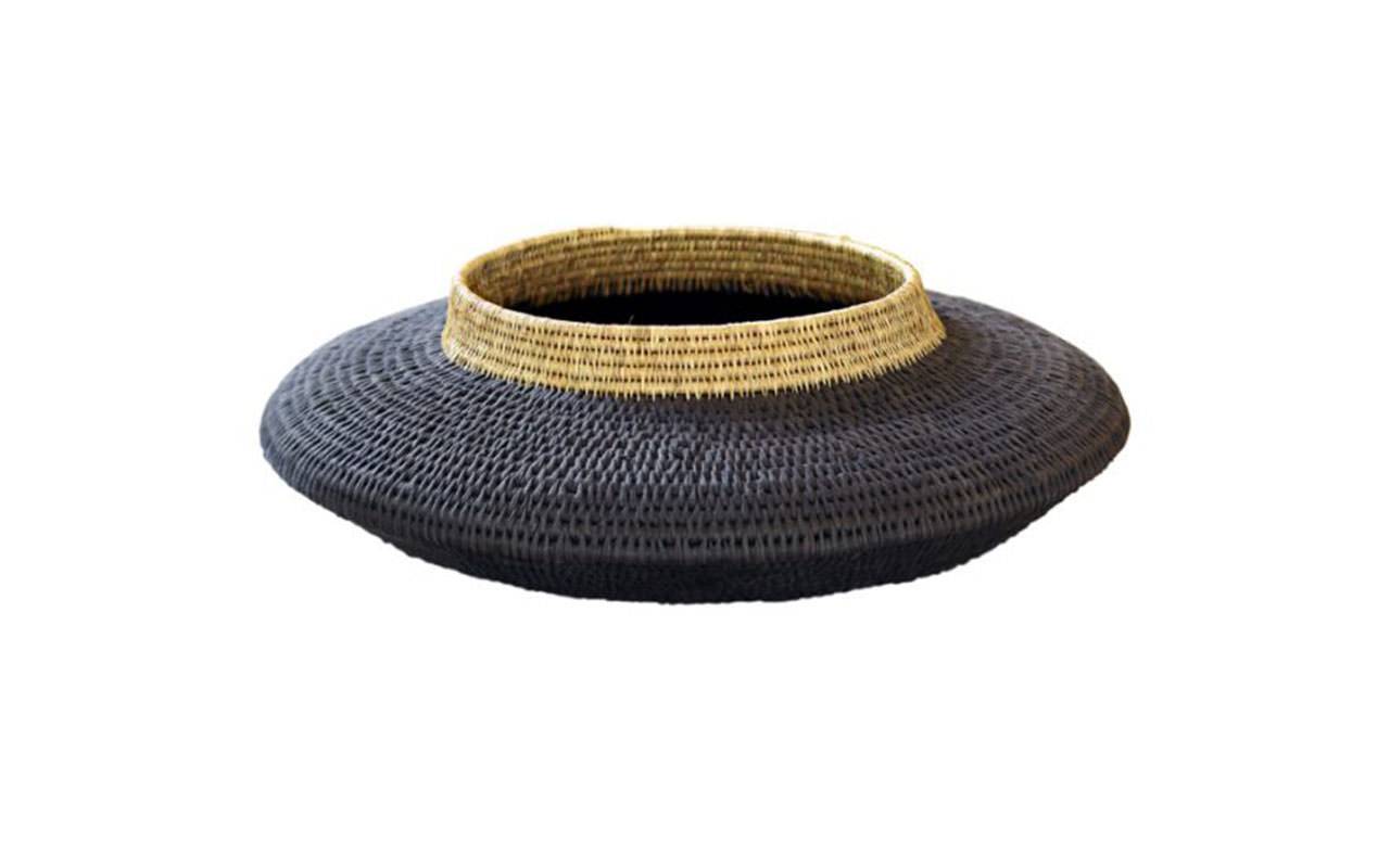 papazois.gr | HotelDeco | ONE TIER WOOVEN FLOOR BASKET-BE |  | 1272-1162