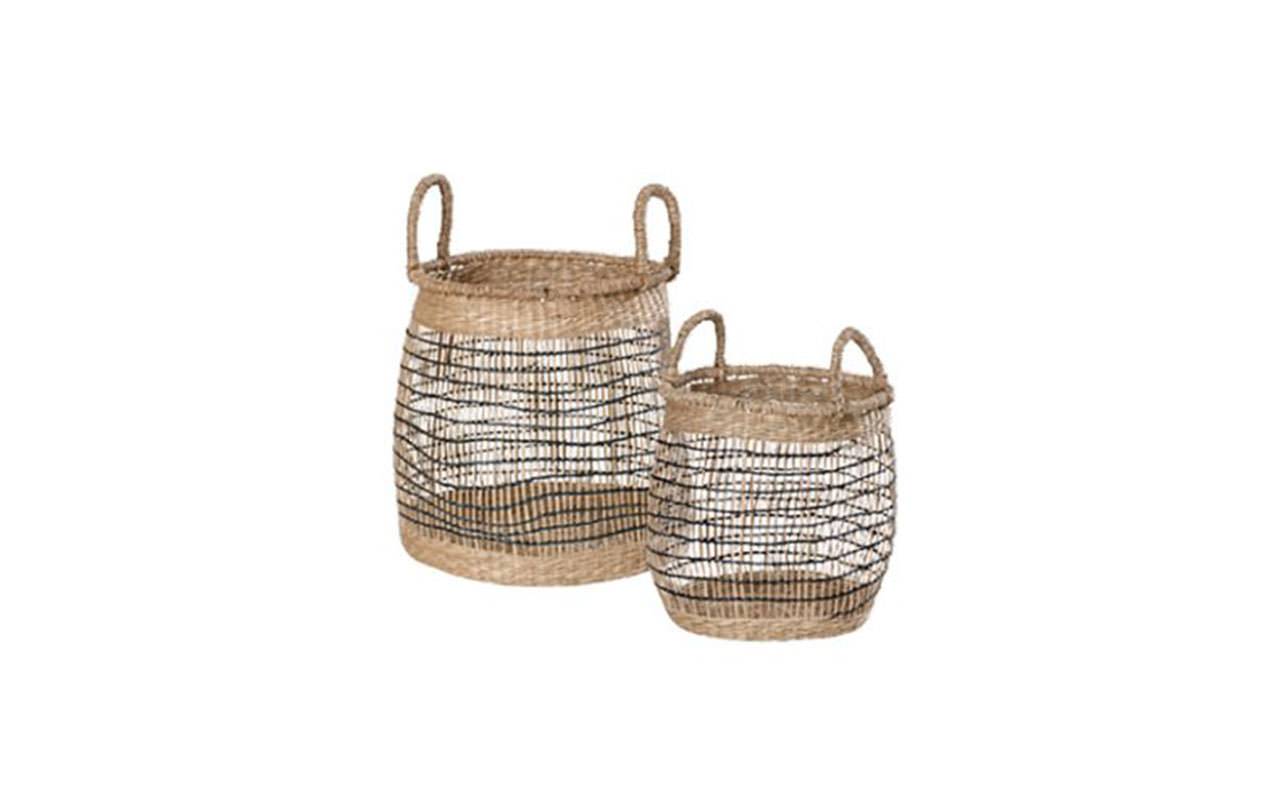 papazois.gr | HotelDeco | STRAW BASKET-BE |  | 1272-1176