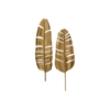 papazois.gr | HotelDeco | FEATHERS METAL SET OF 2-DK |  | 1272-1555