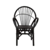papazois.gr | HotelDeco | ESSAOUIRA CHAIR BLACK STRAIGHT-HH |  | 1272-246
