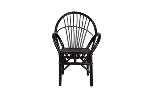 papazois.gr | HotelDeco | ESSAOUIRA CHAIR BLACK STRAIGHT-HH |  | 1272-246