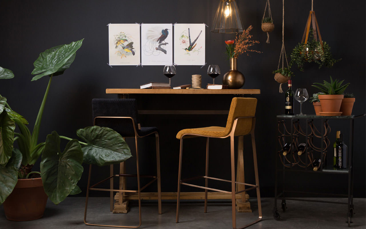 papazois.gr | HotelDeco | FLOR BARSTOOL-DB |  | 1272-341