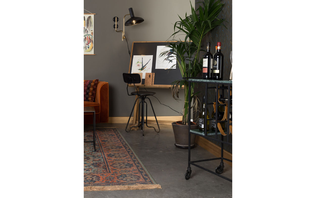 papazois.gr | HotelDeco | OVID COUNTER STOOL-DB |  | 1272-352