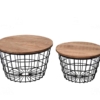 papazois.gr | HotelDeco | ADELE SET OF 2-BR |  | 1272-480