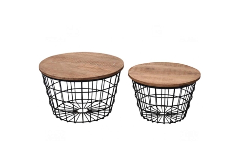 papazois.gr | HotelDeco | ADELE SET OF 2-BR |  | 1272-480