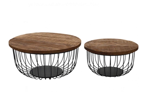 papazois.gr | HotelDeco | EVA SET OF 2-BR |  | 1272-503