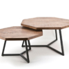 papazois.gr | HotelDeco | OCTAGON SET OF 2-BB |  | 1272-536