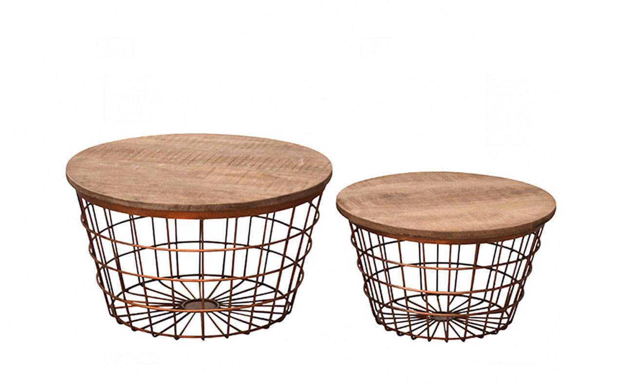 papazois.gr | HotelDeco | ROBIN SET OF 2-BR |  | 1272-540