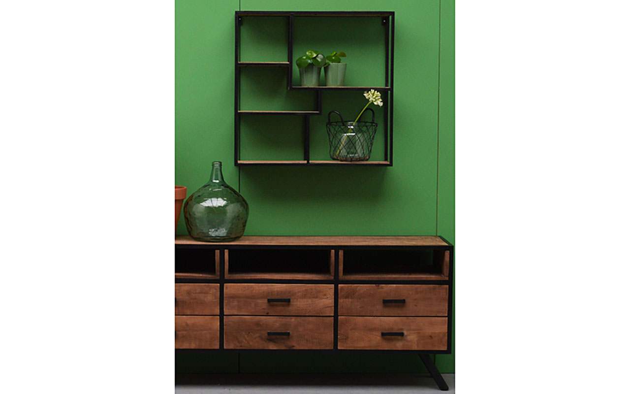 papazois.gr | HotelDeco | FAY WALL SHELF-BR |  | 1272-727