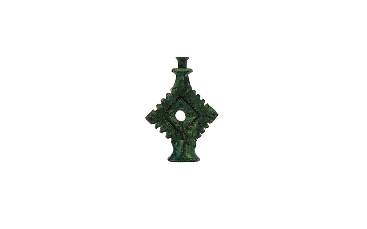 papazois.gr | HotelDeco | CANDLE HOLDER ORNAMENT GREEN-HH |  | 1272-796